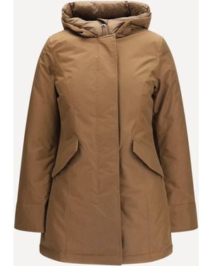 Woolrich Hooded Padded Arctic Parka - Brown