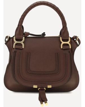Chloé Marcie Handbag - Brown