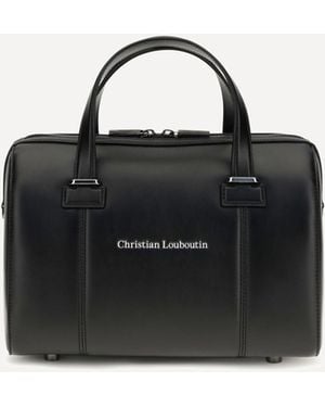Christian Louboutin Small Tactical Leather Handbag - Black