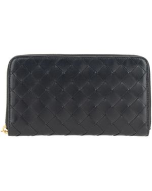 Bottega Veneta Portafogli Iconico Intreccio - Grigio