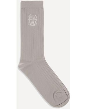 Brunello Cucinelli Cotton Socks - White