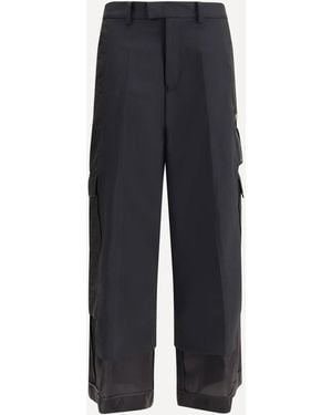 Undercover Paneled Pants - Blue