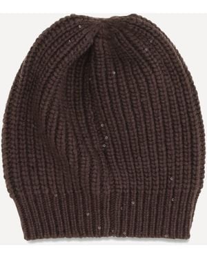 Brunello Cucinelli Cappello Beanie - Marrone