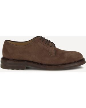 Brunello Cucinelli Suede Lace-Up Shoes - Brown