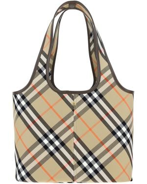 Burberry Borsa A Spalla Tote-Donna - Bianco