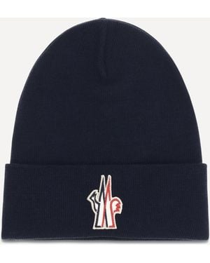 Moncler Cappello Beanie - Blu