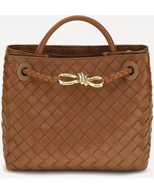 Bottega Veneta Borsa A Tracolla Andiamo - Marrone