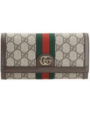 Gucci Portafogli Con Catena - Bianco