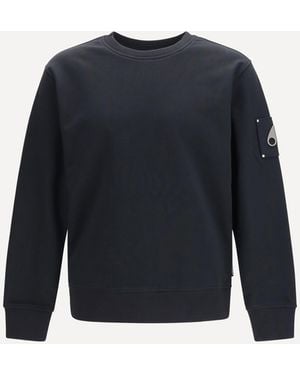Moose Knuckles Hartsfield Crewneck Sweatshirt - Blue