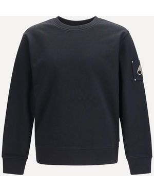 Moose Knuckles Hartsfield Crewneck Sweatshirt - Blue