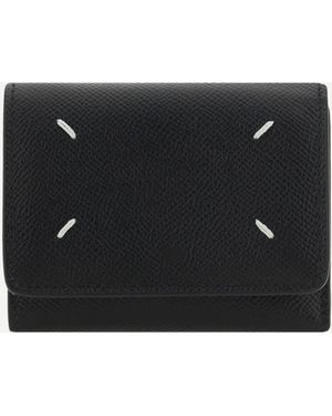 Margiela Leather Wallet - Black