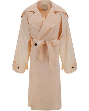 Quira Giacca Trench Oversized - Neutro