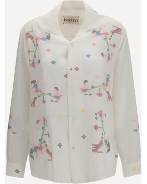 BAZISZT Joy Cotton Shirt - White