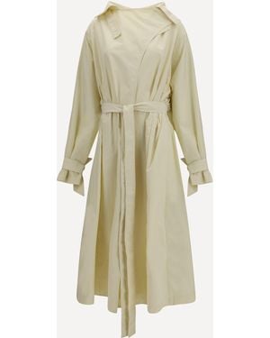 Francesco Murano Oversize Trench - White