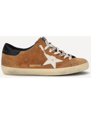 Golden Goose Super Star Trainers - Brown