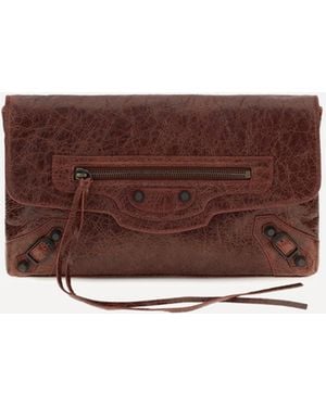 Balenciaga Le City Clutch - Brown