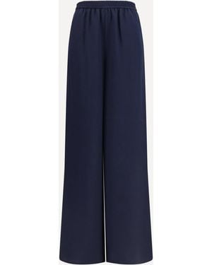Max Mara Volonta Silk Pants - Blue