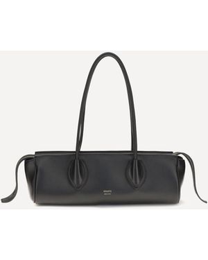 KHAITE Logo Shoulder Bag - Natural