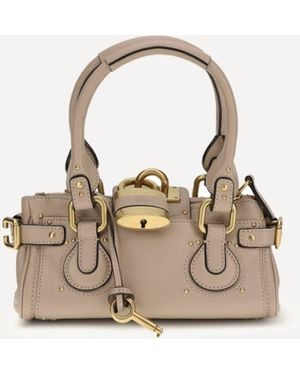 Chloé Paddington Small Shoulder Bag - Natural