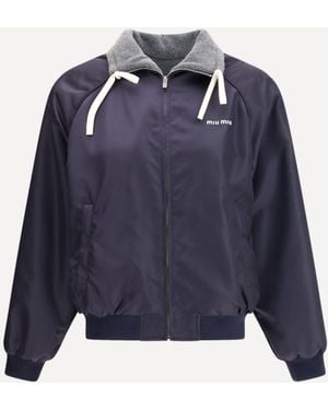 Miu Miu Bomber Jacket - Blue