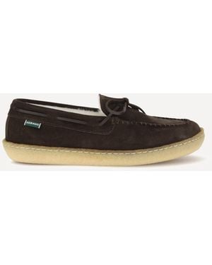 Sebago Colton Docksides Suede Loafers - White