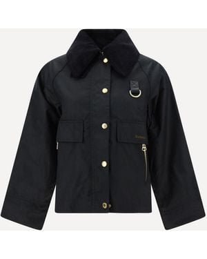 Barbour Catton Wax Jacket - Black