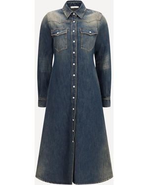 Fendi Abito Lungo - Blu
