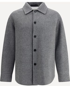 Jil Sander Giacca Camicia - Grigio