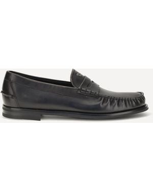 Prada Vintage Leather Loafers - White
