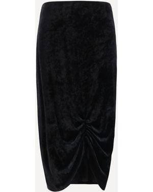 Valentino Velvet Skirt - Black