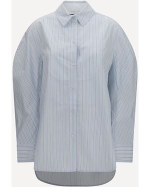 Jacquemus Citta Cotton-Poplin Shirt - Gray