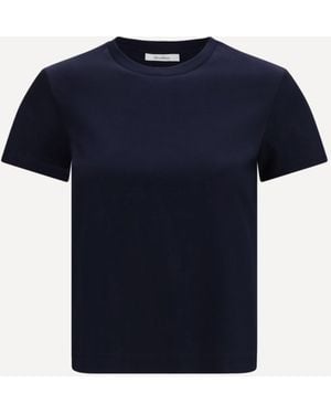 Max Mara Pure Donata Cotton T-Shirt - Blue