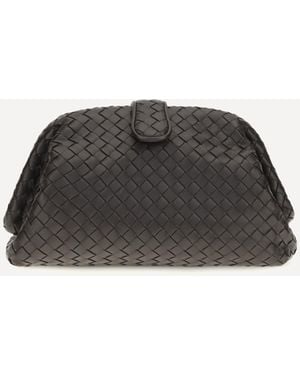 Bottega Veneta Small Lauren 1980 Clutch - Black