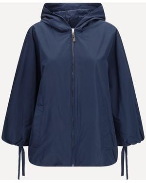 Max Mara Water-Repellent Taffeta Blouson - Blue