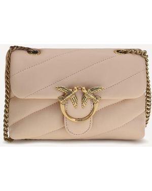 Pinko Love Baby Shoulder Bag - Natural