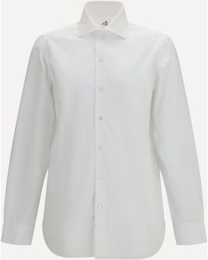 Finamore 1925 170 A 2 Tailored Shirt - White