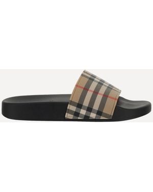 Burberry Furley Sandals - White
