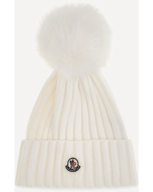 Moncler Cappello Beanie - Bianco