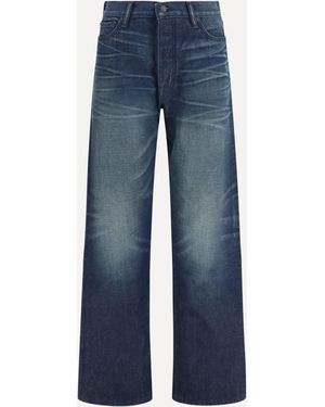 Tom Ford Low-Rise Boyfriend Jeans - Blue