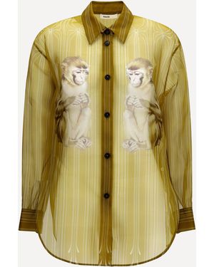KHAITE Goya Shirt - Metallic