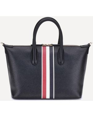 Thom Browne Borsa A Mano Duffle Small - Blu