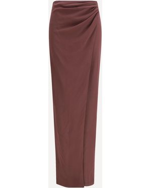 ANDAMANE Phoebe Midi Skirt - Purple