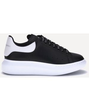 McQueen Larry Leather Sneakers - Black