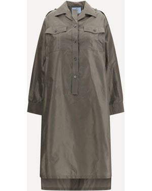 Prada Taffeta Dress - Gray