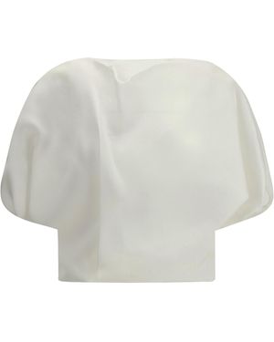 KHAITE Top Niles - Bianco