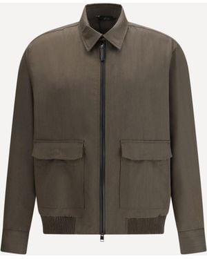 Brioni Wool Jacket - Gray
