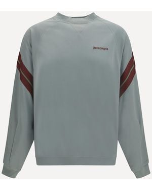 Palm Angels Urban Logo Track Sweatshirt - Blue