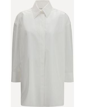Givenchy Backless Cotton Shirt - White
