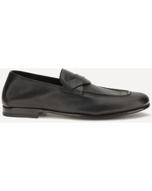 Tom Ford Mocassini Gigi Con Fascia Intrecciata - Bianco