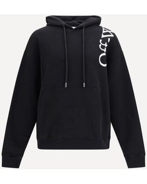 Off-White c/o Virgil Abloh Vertical Bookish Skate Hoodie - Blue